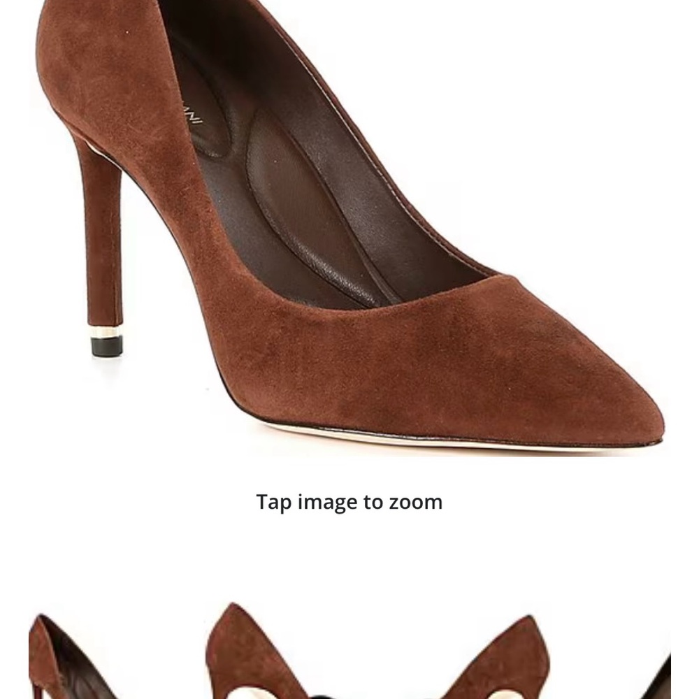 Antonio Melanie Kara Kidsuede Leather Elegant Brown Suede Pumps